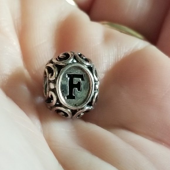 Relisted - Chamilia Authentic Sterling Silver Charm Initially Speaking F - Picture 9 of 16
